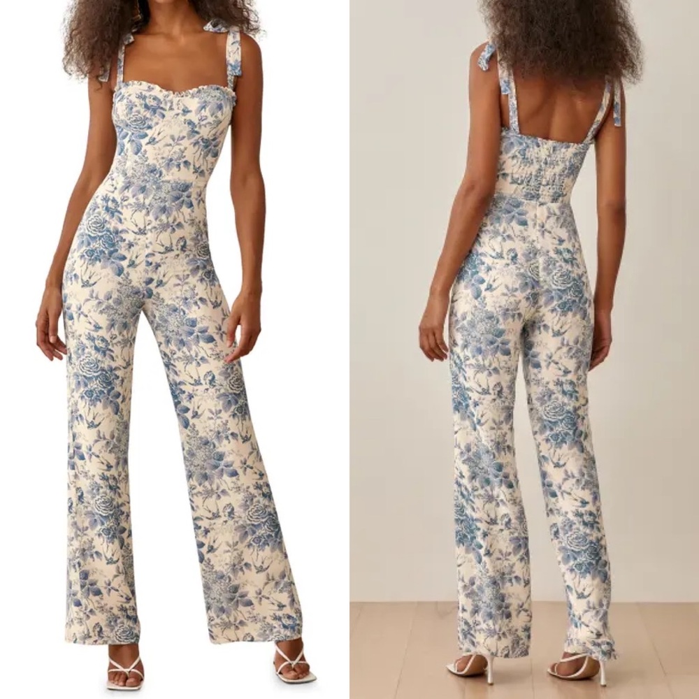 Reformation Alfred Jumpsuit in Pompadour - 4